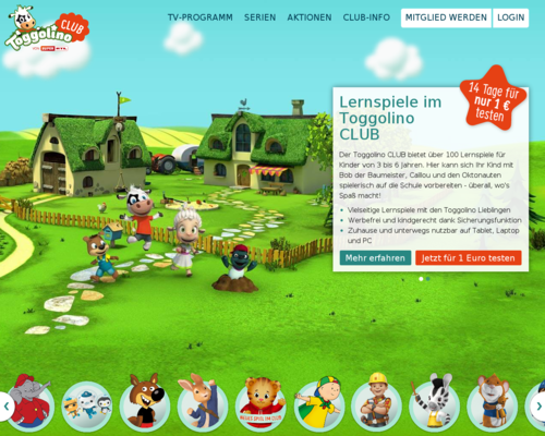 Toggolino Club Screenshot