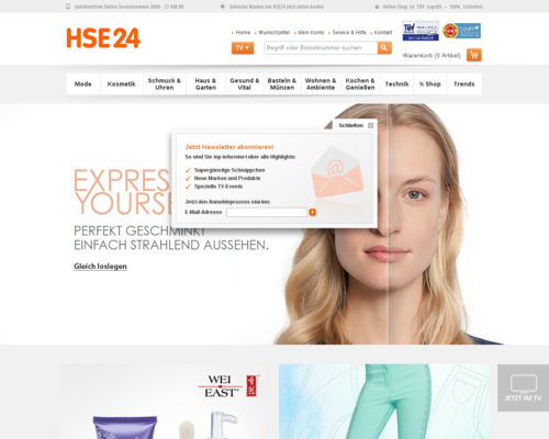 HSE24 Screenshot