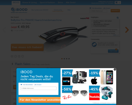 iBOOD Screenshot