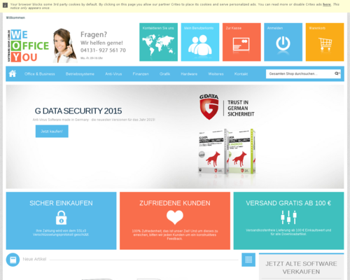 Software-Shop Screenshot