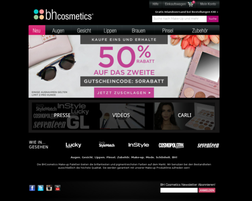 BH Cosmetics Screenshot