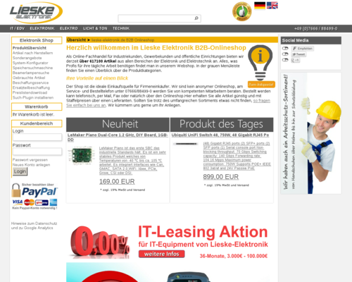 Lieske Elektronik Screenshot