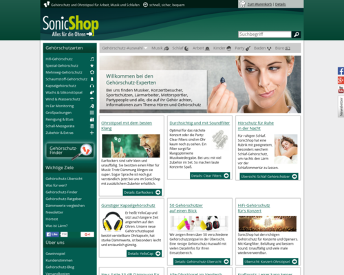 SonicShop Screenshot