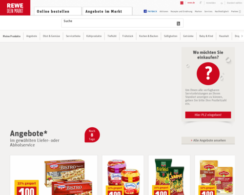 REWE Screenshot