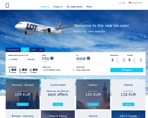 Polish Airlines Screenshot