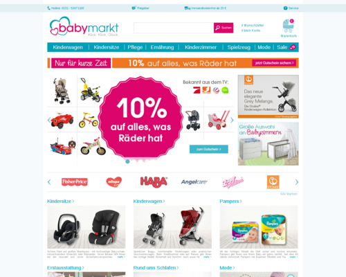 Baby-Markt Screenshot