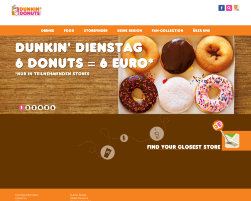 Dunkin Donuts Screenshot