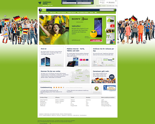 Mobilcom Debitel Screenshot