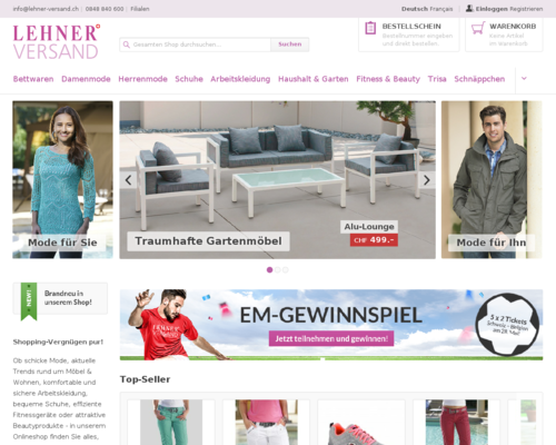 Lehner Versand Screenshot