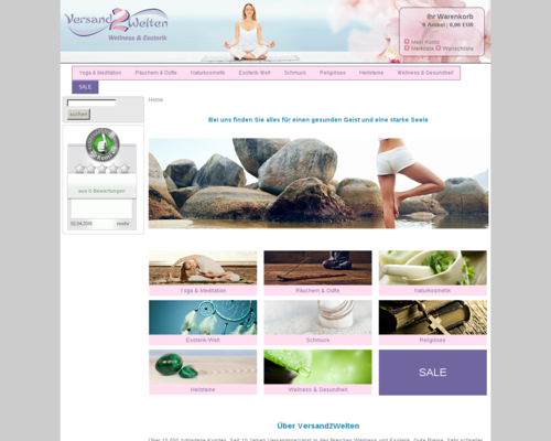 Wellness Esoterik Screenshot