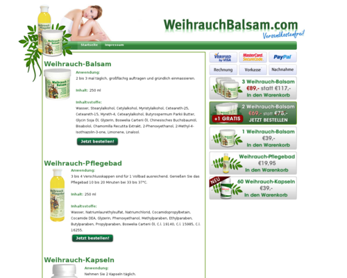 Weihrauchbalsam Screenshot