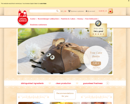 Lebkuchen Schmidt Screenshot