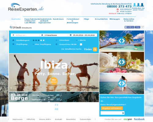 ReiseExperten Screenshot