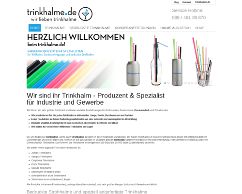 Trinkhalme.de Screenshot
