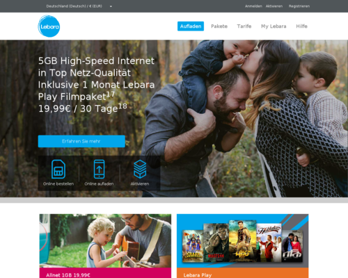 Lebara Screenshot