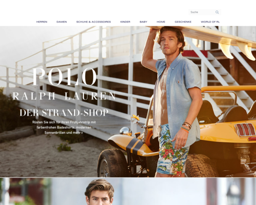 Ralph Lauren Screenshot