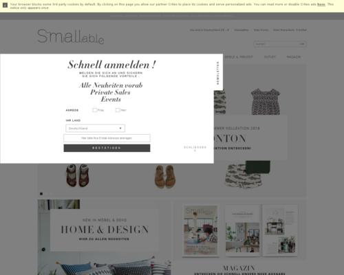 Smallable Screenshot