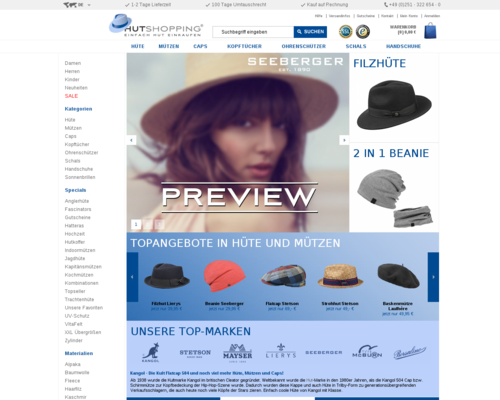 Hutshopping Screenshot