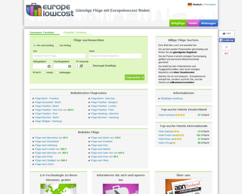 Europe Lowcost Screenshot