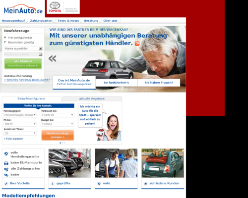 MeinAuto.de Screenshot