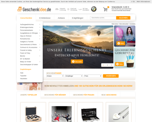 Geschenkidee Screenshot