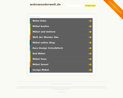 WohnWunderWelt Screenshot