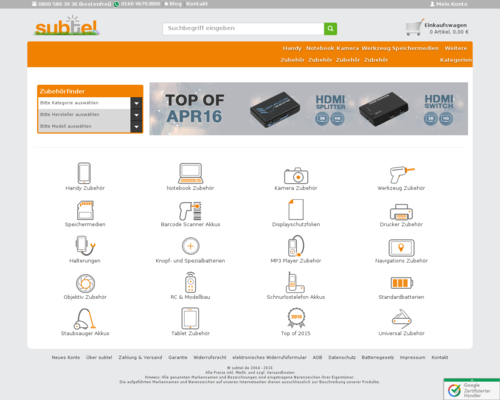Subtel Screenshot