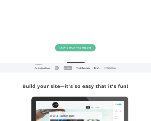 Jimdo Screenshot