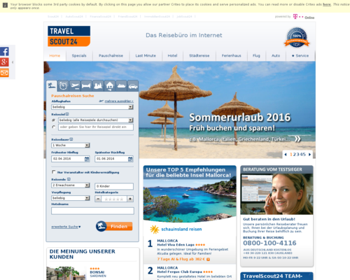 TravelScout24 Screenshot