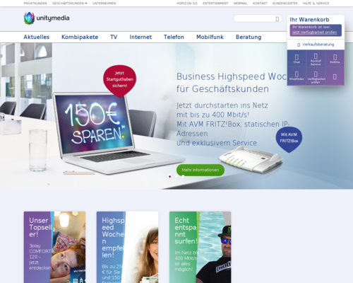 Unitymedia Screenshot