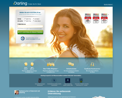 eDarling.at Screenshot