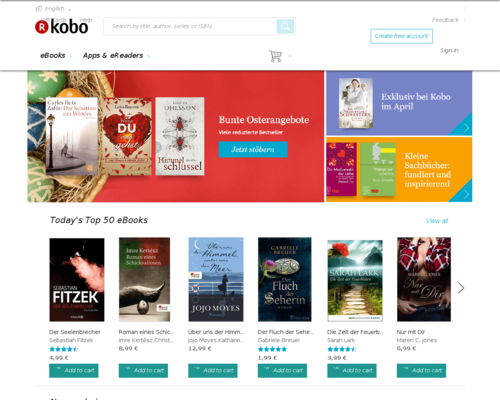 Kobo Screenshot