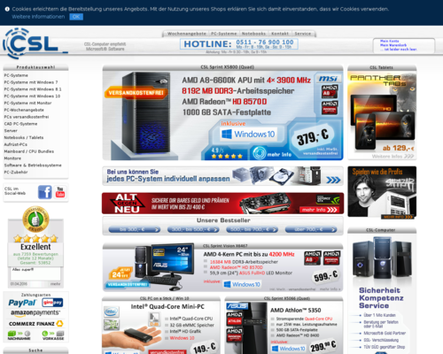 CSL-Computer Screenshot