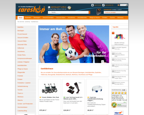 careshop Screenshot