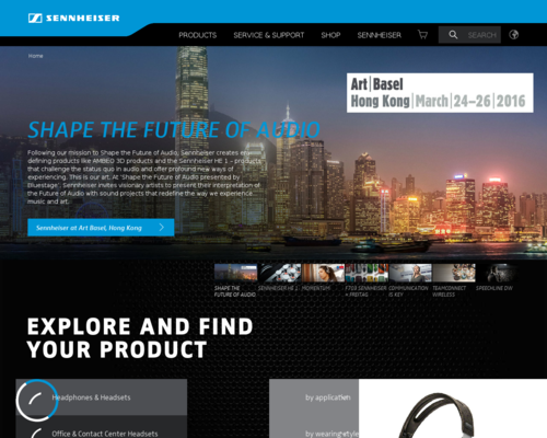 Sennheiser Screenshot