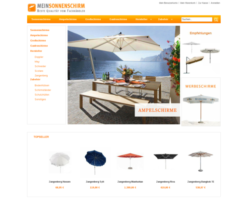 MeinSonnnenschirm Screenshot
