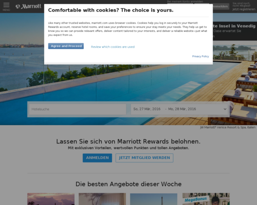 Marriot Screenshot