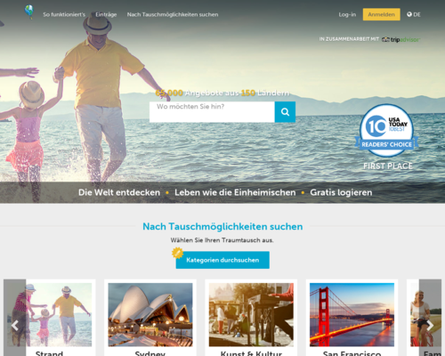 Haustauschferien Screenshot