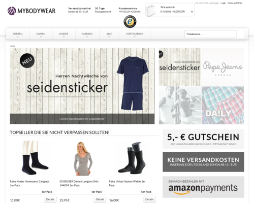 Mybodywear Screenshot