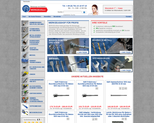 Werkzeugbar Screenshot