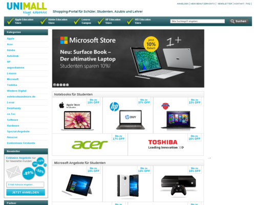 Unimall Screenshot