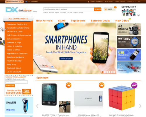 DealeXtreme Screenshot