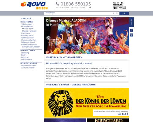 aovoReisen Screenshot