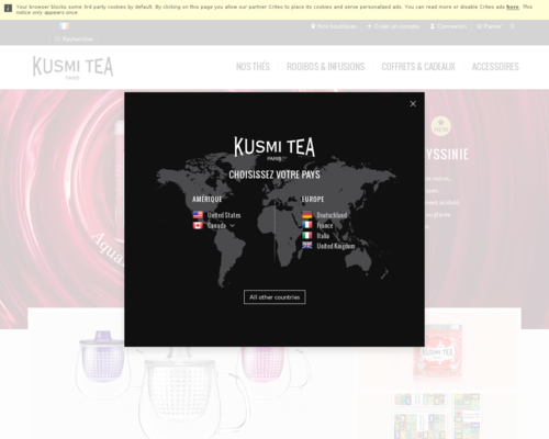 Kusmi Tea Screenshot