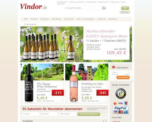 Vindor Screenshot