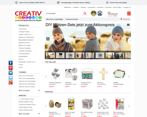 Creativ-Discount Screenshot