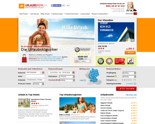 Urlaubswerk Screenshot