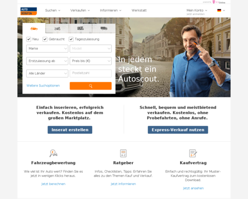AutoScout24 Screenshot