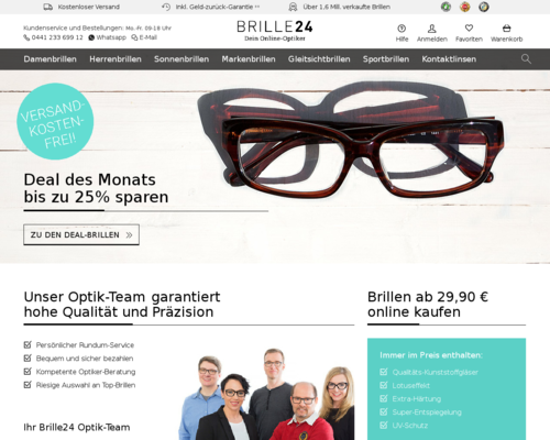 Brille24.de Screenshot