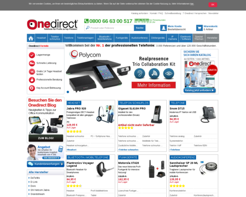Onedirect Screenshot